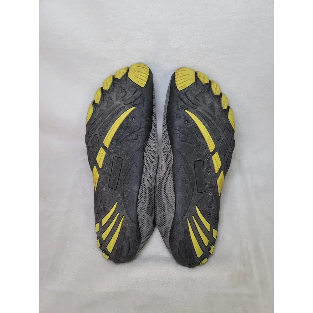 HIITAVE Mens Minimalist Barefoot Trail Running Shoes Grey Size 11.5-12 Quick Dry